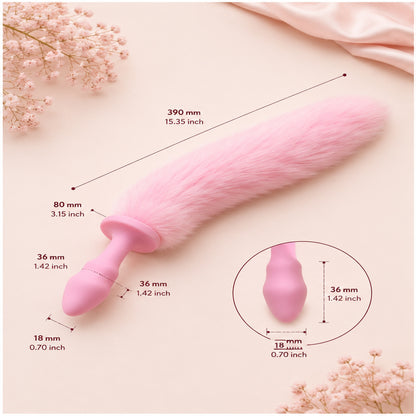 Plug Anal en Silicone avec Queue de Renard | LovaFox