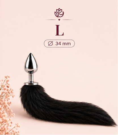 Plug Anal en Métal avec Queue Douce | LovaTail