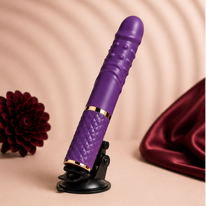 Gode Automatique à Poussée avec Ventouse | LovaMotion