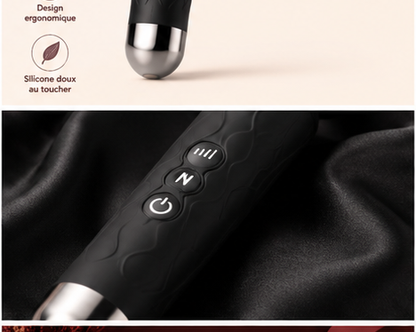 LovaWand – Vibromasseur Wand Rechargeable Multimode