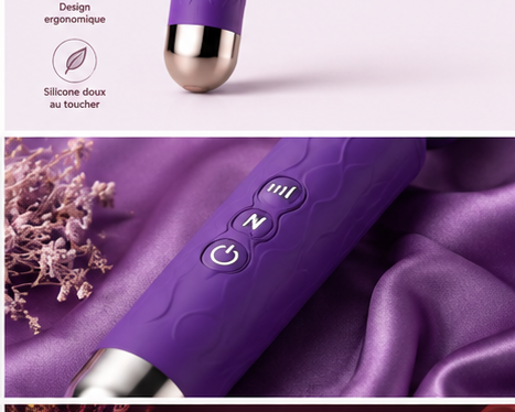 LovaWand – Vibromasseur Wand Rechargeable Multimode
