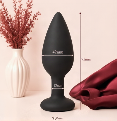 Plug Anal Vibrant en Silicone – 3 Tailles | LovaPulse Mini