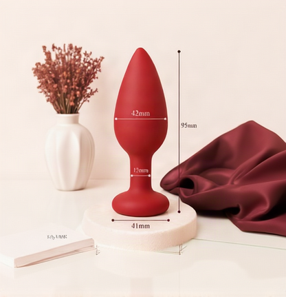Plug Anal Vibrant en Silicone – 3 Tailles | LovaPulse Mini