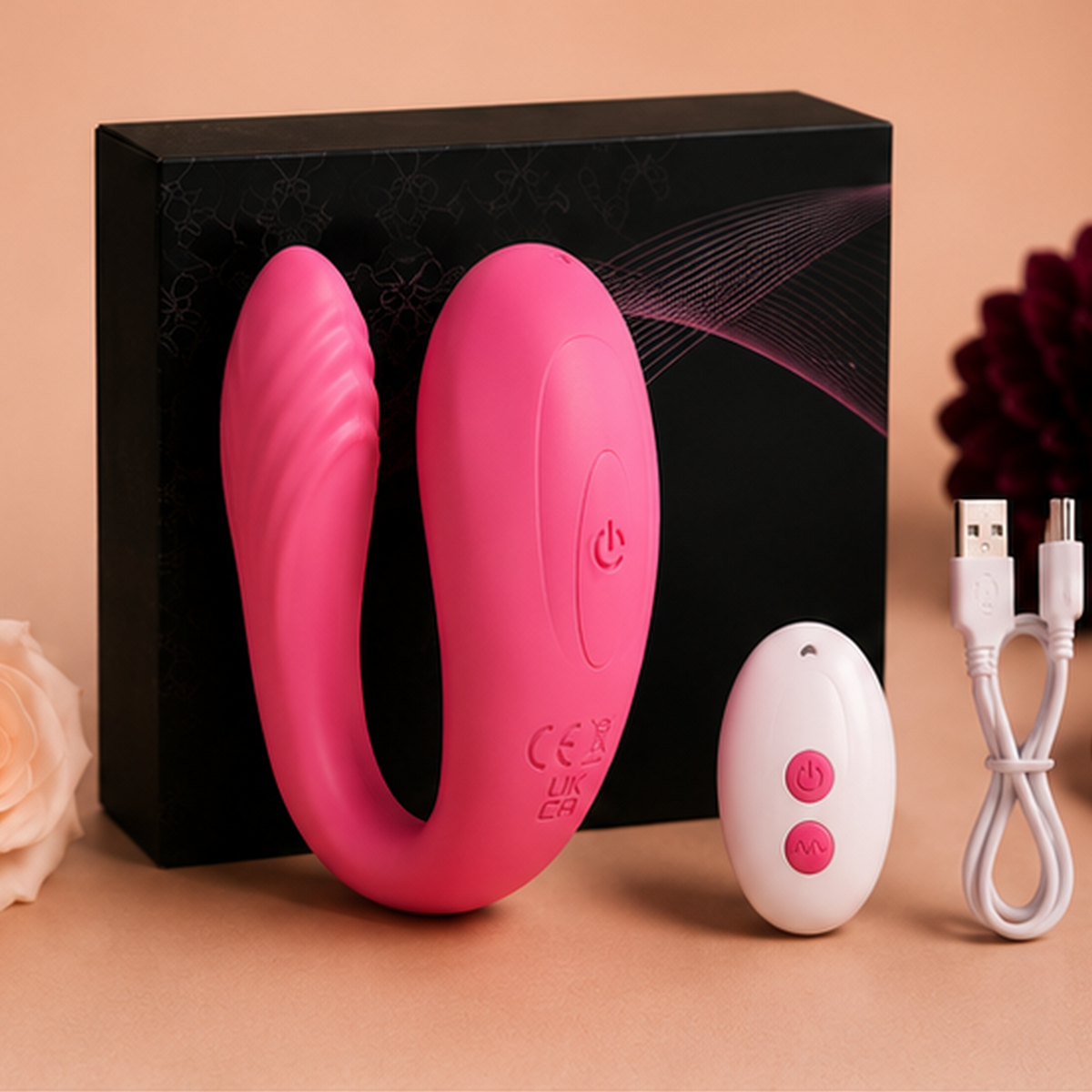Vibromasseur Portable Télécommandé pour Couple – LovaDuo