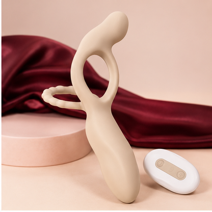 Vibromasseur pour Couple avec Télécommande – 7 Modes | LovaSync